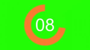 20 seconds & 30 sec Count Down circular timer green screen FREE