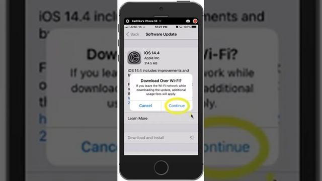 Use Hotspot for iOS Update through another Phone смотреть онлайн