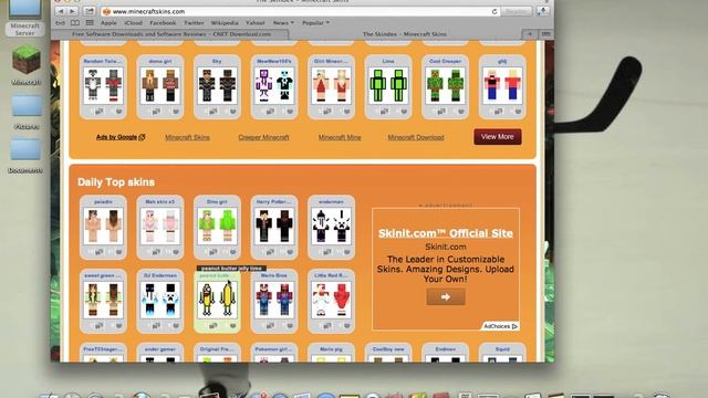 Minecraft gameplay and how to get skins mac смотреть онлайн