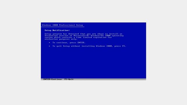 Installing Windows 2000 Build 2202 in VirtualBox смотреть онлайн