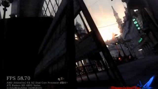 Devil May Cry Performance test with HD 4850 512 mb смотреть онлайн