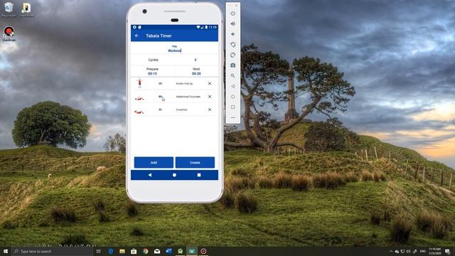 Tabata timer App Introduction смотреть онлайн