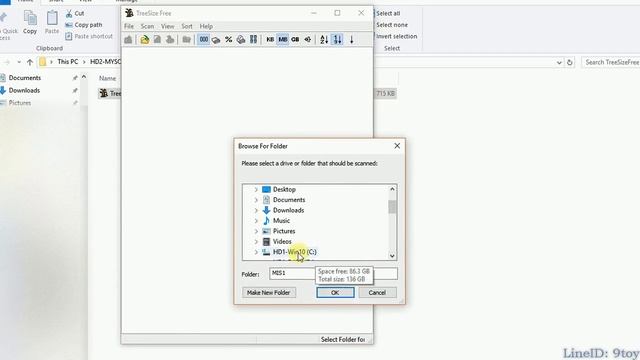 วิธีเช็คขนาดพื้น โฟเดอร์ ใน Windows ง่าย ๆ Easy to scan folder size on windows смотреть онлайн