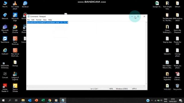 How to create a Shutdown shortcut on your Dextop In Sinhala - සිංහලෙන් смотреть онлайн