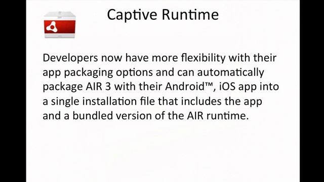 FlashTent Part 4 : AIR for Android 6/9 AIR new Features смотреть онлайн