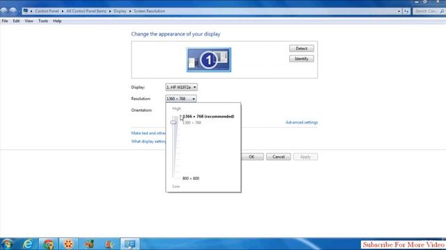 How To Change Screen Resolution In Windows 7 смотреть онлайн