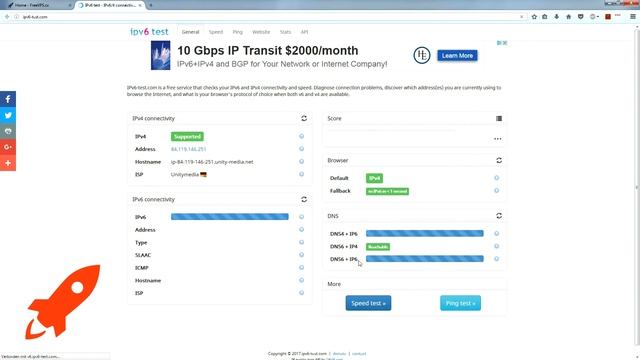 Check internet connection for IPv6 connectivity @ FreeVPS.cx - Server Login | Tutorial | 1 смотреть онлайн
