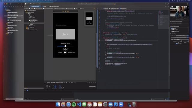 iOS app | Text-to-speech generator proof of concept