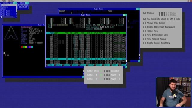 This Graphical Desktop Environment Is TEXT BASED?? смотреть онлайн