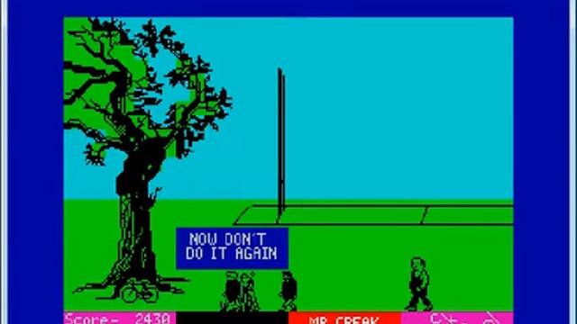 Back To Skool - ZX Spectrum - emulador Speccyal 0.75 - probado Windows 7 x64 смотреть онлайн