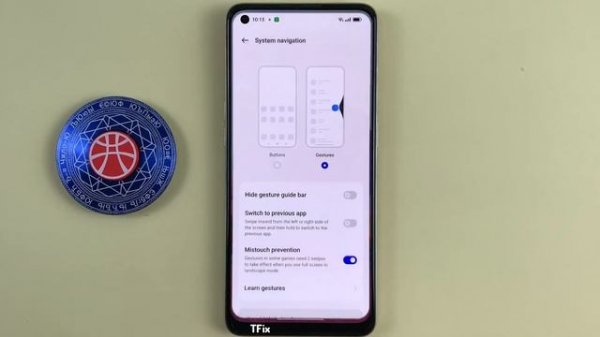 How to hide the system navigation bar on OPPO Reno7 Android 13