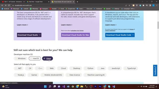 How to Install visual studio 2019 || Installing visual studio 2019 on window 11 || in 2022 || смотреть онлайн