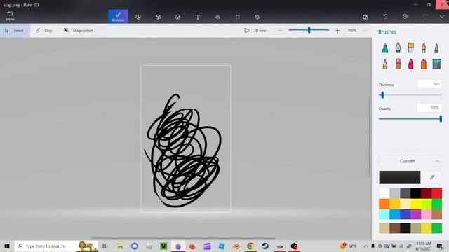 How to make a custom Cursor in 2023 [windows 10 | paint 3d] смотреть онлайн