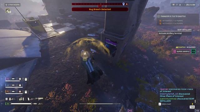 Helldivers 2 - First Use of the Patriot Exo Suit смотреть онлайн