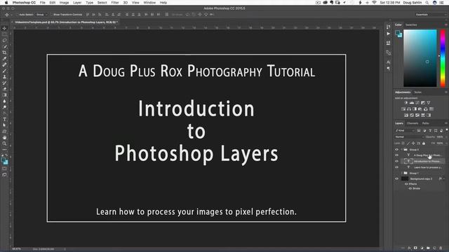 Introduction to Layers in Adobe Photoshop смотреть онлайн