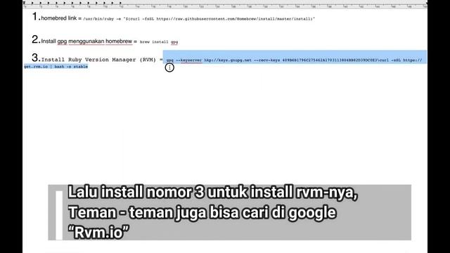 HOW to Install RAILS on Macbook // Cara Menginstall RAILS di Macbook смотреть онлайн