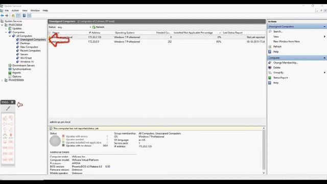 Microsoft WSUS Server Console management, Approve Security patches declined updated смотреть онлайн