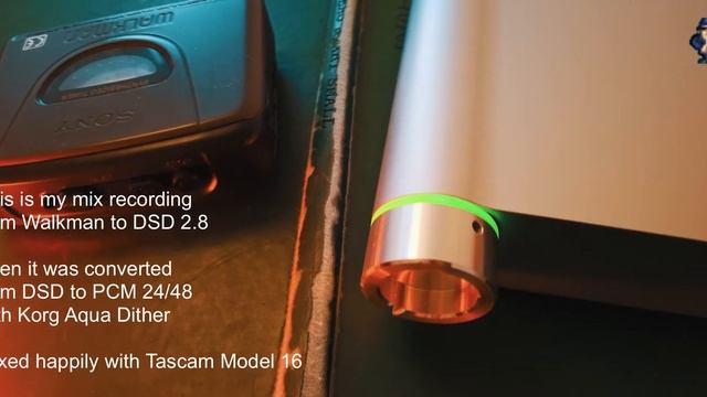 Tascam Model 16 My Way - Part 27 B - My Mix from Walkman into DSD 2.8 - then to PCM 24/48 смотреть онлайн