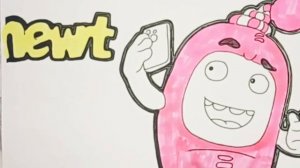 oddbods | coloring book for kids| раскраска для детей| bolajonlar uchun rasm bòyash darsi |