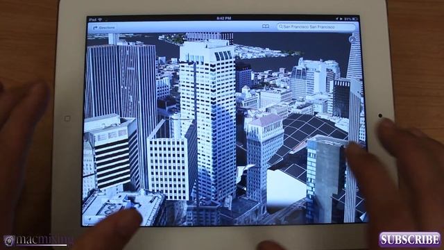 iOS 6 Maps - Flyover Demo / 3D Maps And Turn-By-Turn - New Features смотреть онлайн