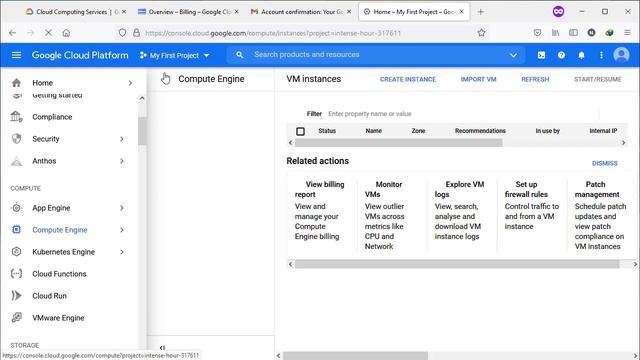 Google Cloud VPS Signup Process смотреть онлайн
