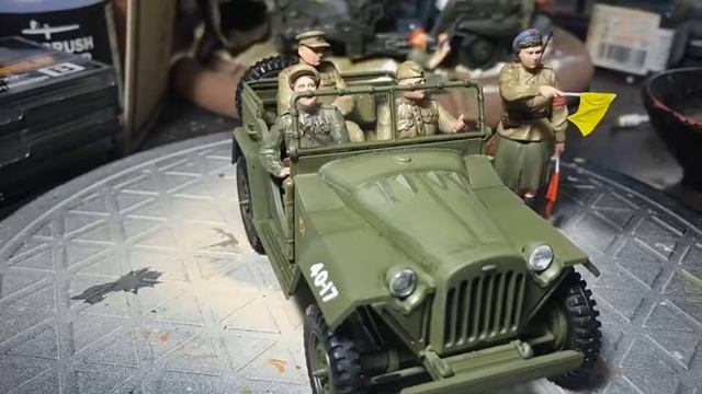 GAZ 67B Soviet Field Car, Tamiya 1/35 смотреть онлайн