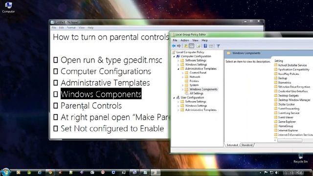 How to turn on parental controls in windows смотреть онлайн