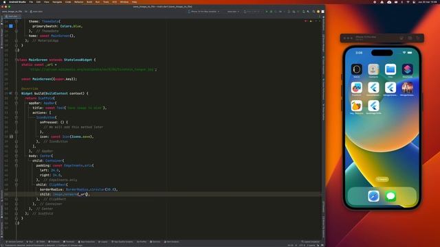 Save image to file in Flutter смотреть онлайн