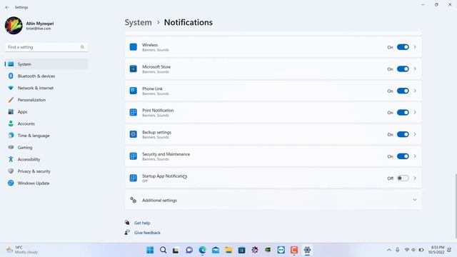 Enable / Disable Startup App notifications in Windows 11 смотреть онлайн