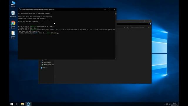 How to remove/restore Cortana in Windows 10 смотреть онлайн