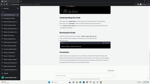 Python3 Windows 7 input device detection смотреть онлайн