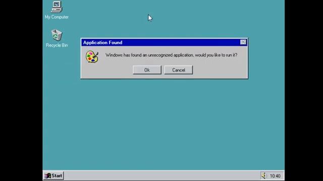 I try out Windows95 exe смотреть онлайн