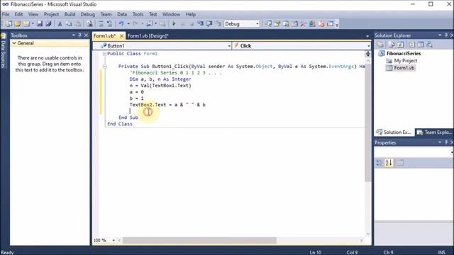 P28 | Windows Application to Print Fibonacci Series within Range given by User | .Net смотреть онлайн