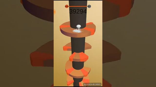 Прохожу уровень 666 в игре Helix Jump. Мистика ??? смотреть онлайн