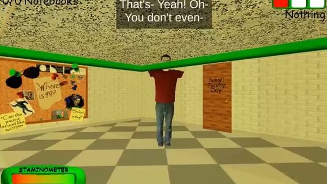 Baldi's Basics Classic Remastered Null In The Basement смотреть онлайн