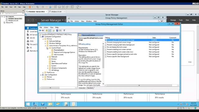 How to Change Win 10 Lock Screen background image Using GPO step by step tutorial смотреть онлайн