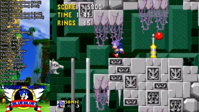 Sonic the Hedgehog (16-bit) - Scrap Brain Zone + Final Zone смотреть онлайн