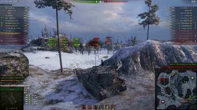 World of Tanks FV215b 183 11.605 DMG 1.378 EXP - Arctic Region смотреть онлайн