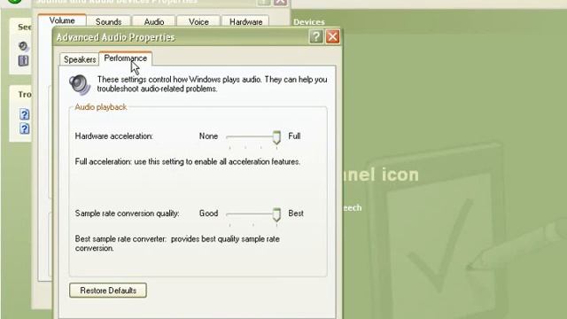 Windows XP Tutorial Audio Adjustment Microsoft Training Lesson 2.12 смотреть онлайн