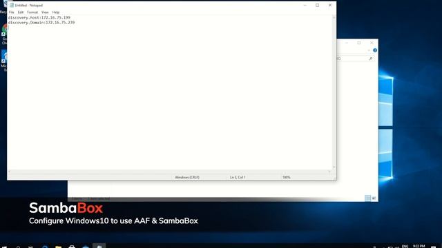 Configuring Windows10 for SambaBox - NetIQ AAF integration смотреть онлайн