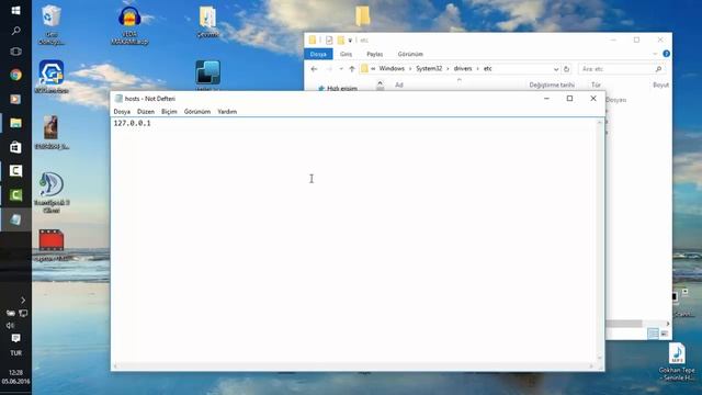 Windows 10 - Web Site Engelleme Programsız ( Hosts ) смотреть онлайн