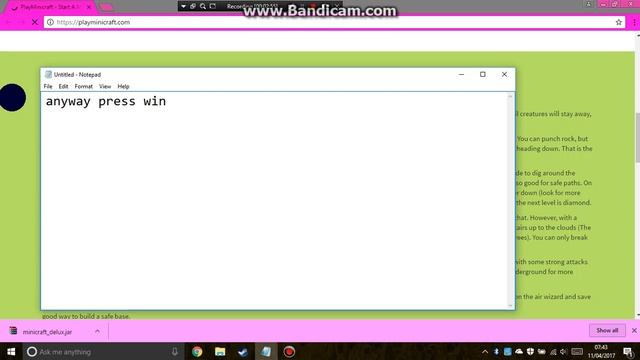 how to get Minicraft plus on windows 7-10 смотреть онлайн