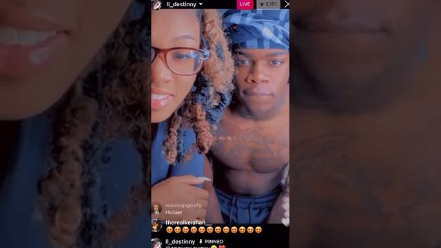 Swavy & Destiny Live before Swavy passed away 😢👼🏽💔 смотреть онлайн