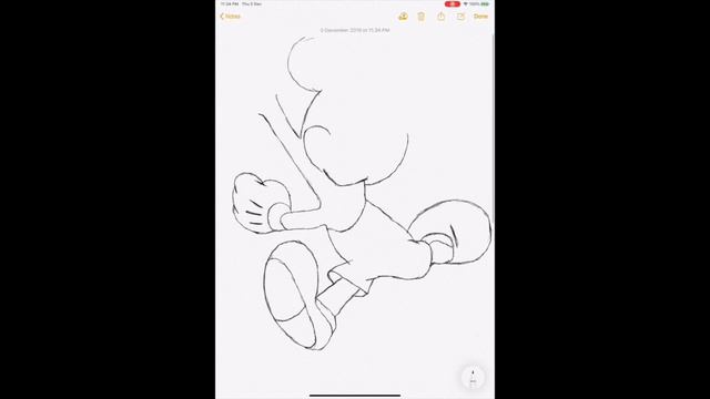 Mickey Mouse Drawing on iPad Pro.. смотреть онлайн