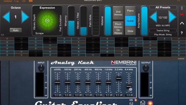 Nembrini Analog Rack Bundle - Tutorial: Exploring the app Part 2, Guitar Equalizer смотреть онлайн