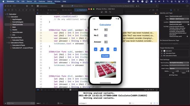 Apple iOS Swift - Complete Project - Calculator - Demonstration смотреть онлайн