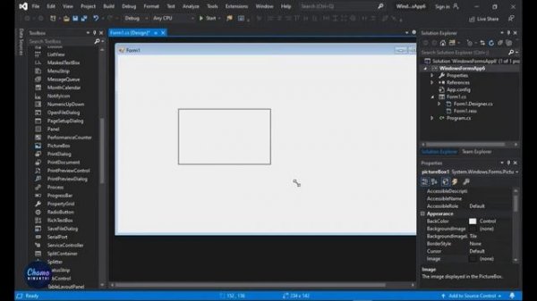 How to add images to visual studio | how to add image in visual studio windows form application 201