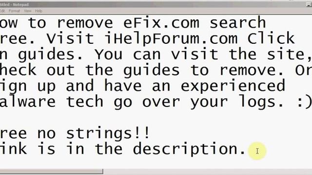 How To Remove eFix.com Browser Hijacker (Removal Guide.) смотреть онлайн
