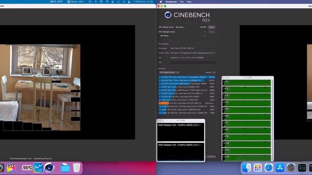 CinebenchR23(23.2), MacPro(2013)3.5GHz, macOS Big Sur 11.0.1 смотреть онлайн