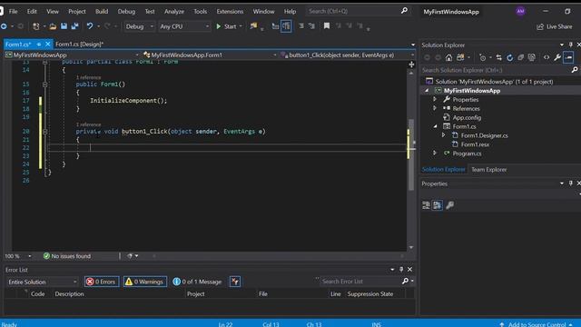 Windows Forms: Events смотреть онлайн